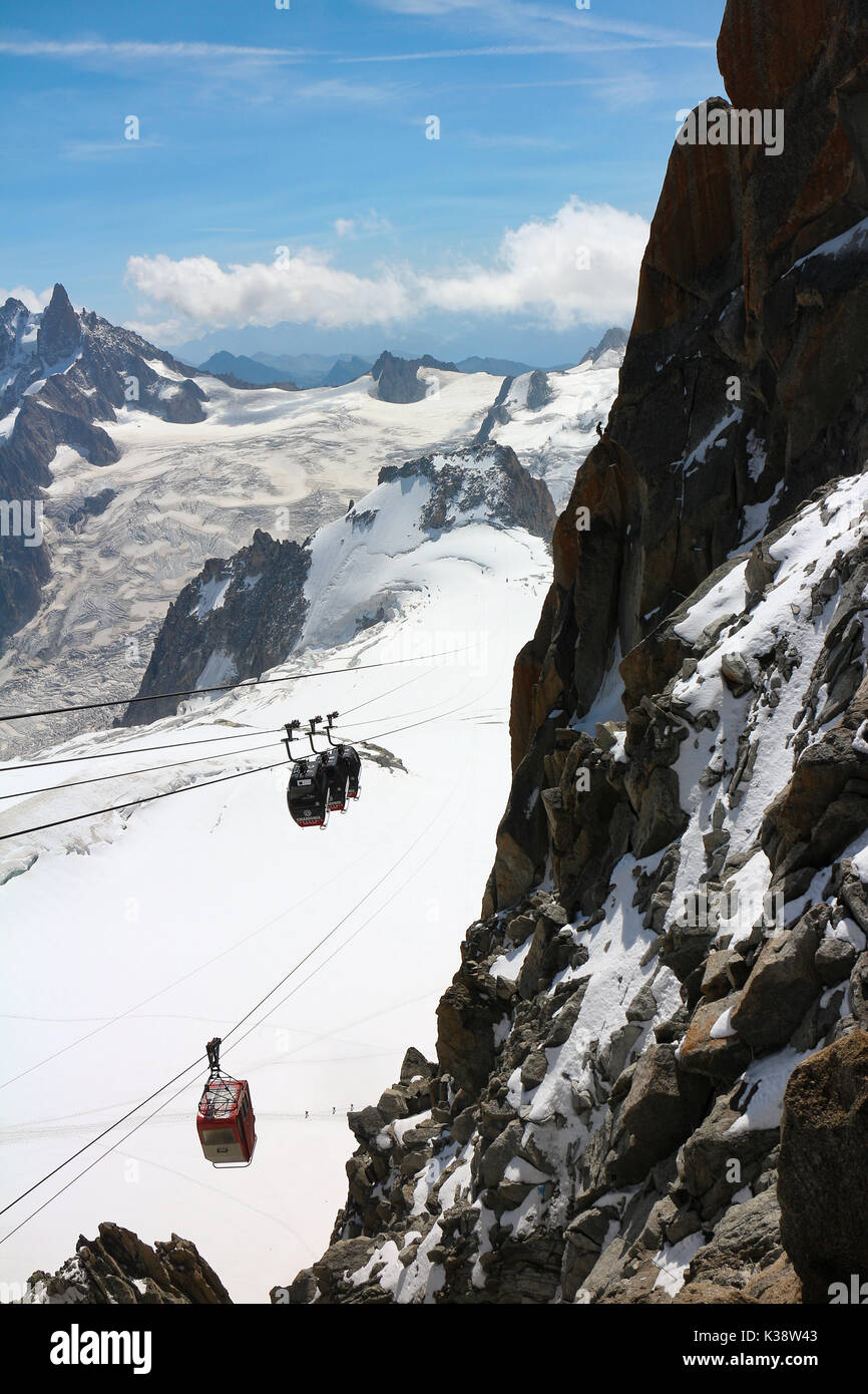 Aiguille du Midi Banque D'Images