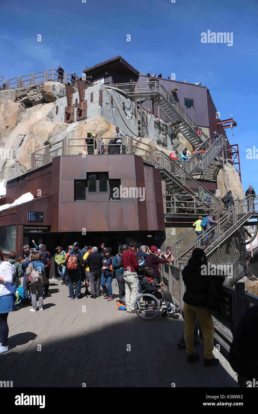Aiguille du Midi Banque D'Images