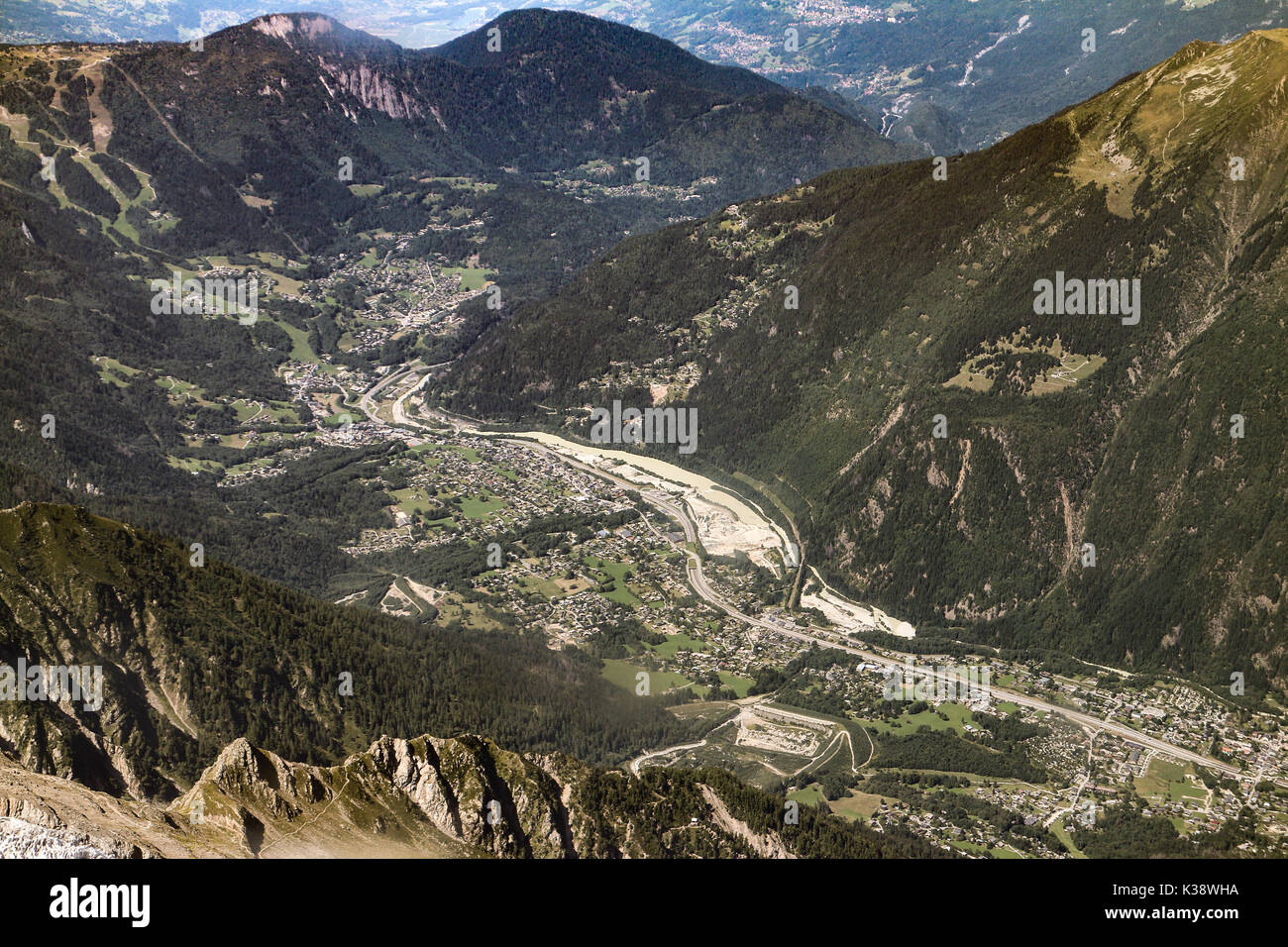 Aiguille du Midi Banque D'Images