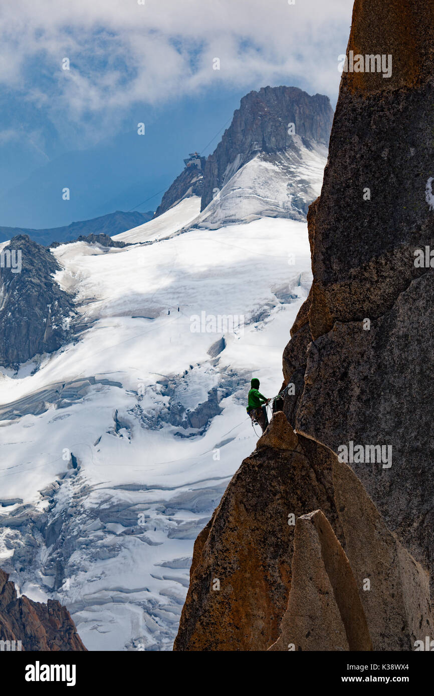 Aiguille du midi Banque D'Images
