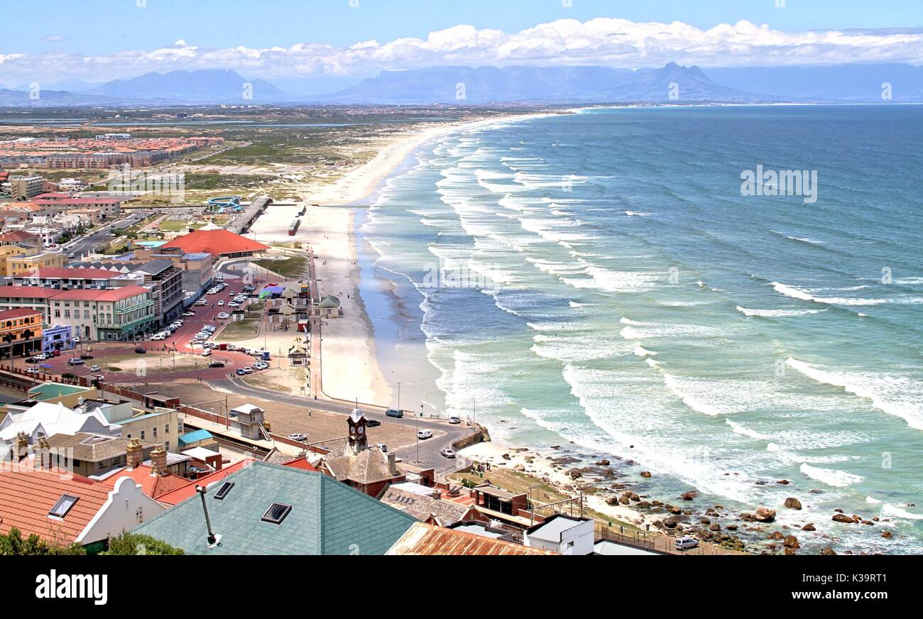 Muizenberg Beach, False Bay Banque D'Images