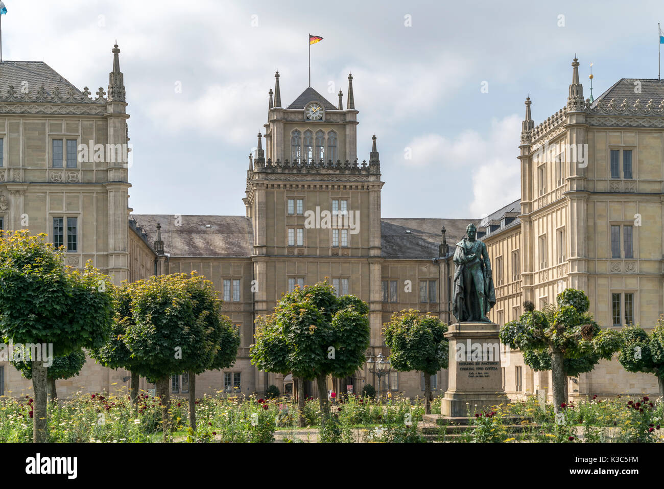 Ehrenburg und Schlossplatz à Coburg, Oberfranken, Bayern, Deutschland | Ehrenburg Palace à Coburg , Haute-franconie, Bavière, Allemagne Banque D'Images