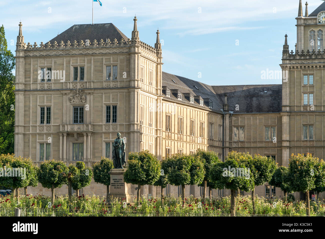 Ehrenburg und Schlossplatz à Coburg, Oberfranken, Bayern, Deutschland | Ehrenburg Palace à Coburg , Haute-franconie, Bavière, Allemagne Banque D'Images