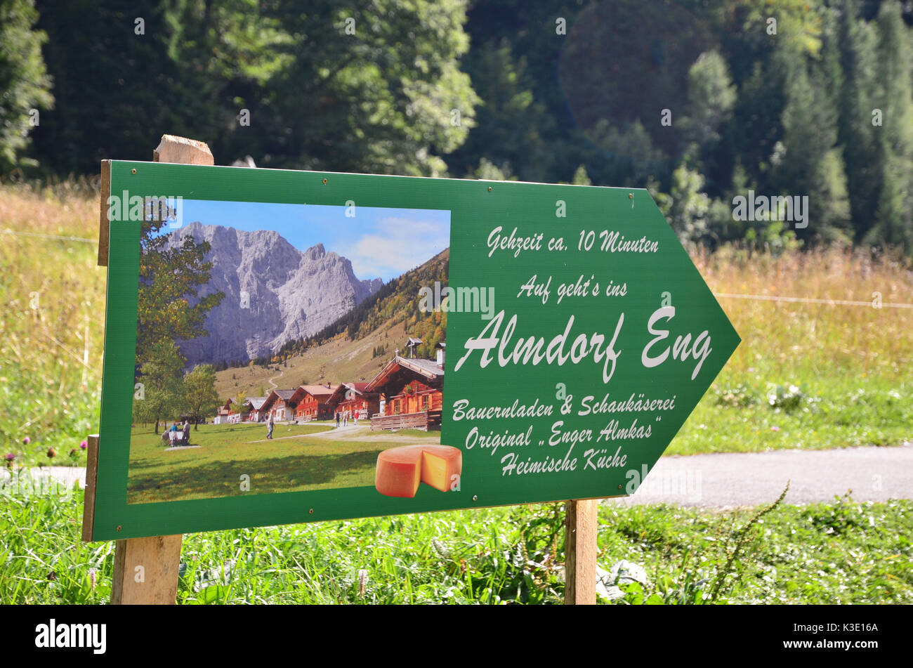 Österreich, Tirol, FRA, Naturpark, Großer Ahornboden, Almgebiet Plan,, Banque D'Images