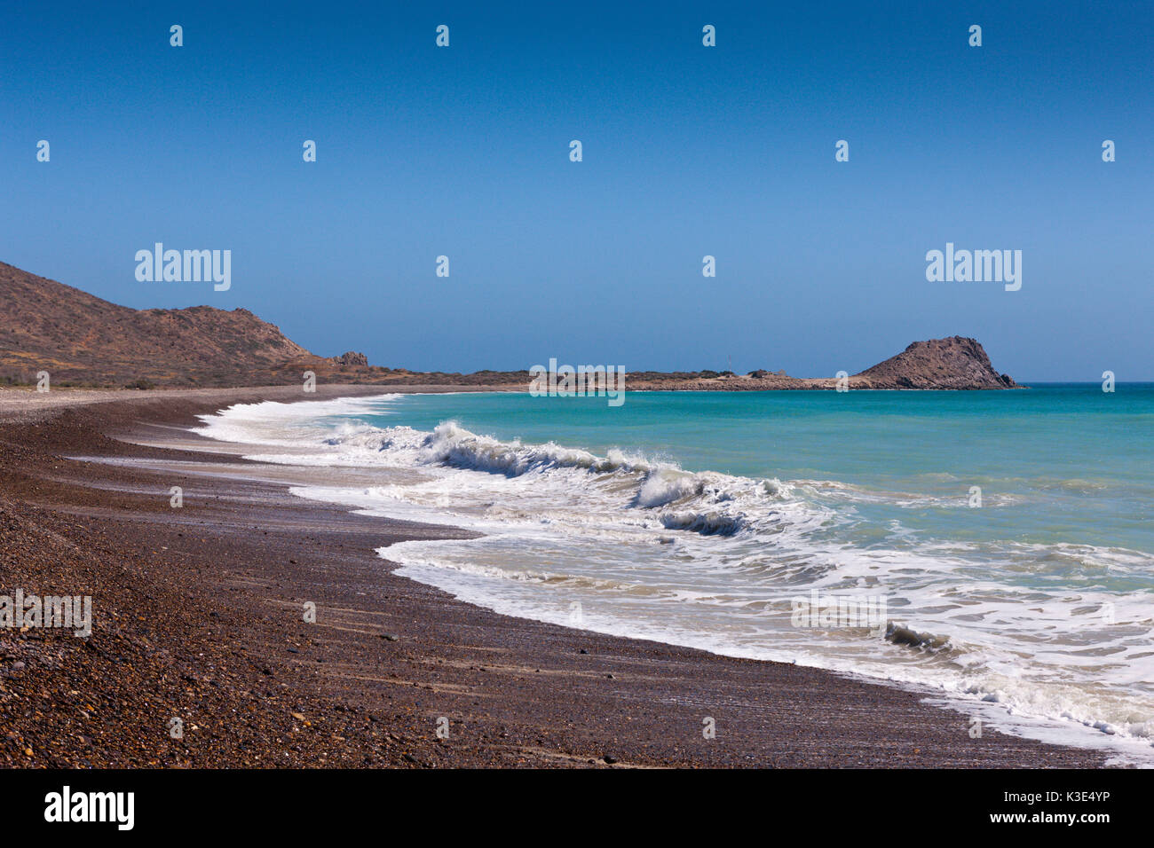 Plage de Cabo Pulmo, parc national de Cabo Pulmo, Baja California Sur, Mexique Banque D'Images