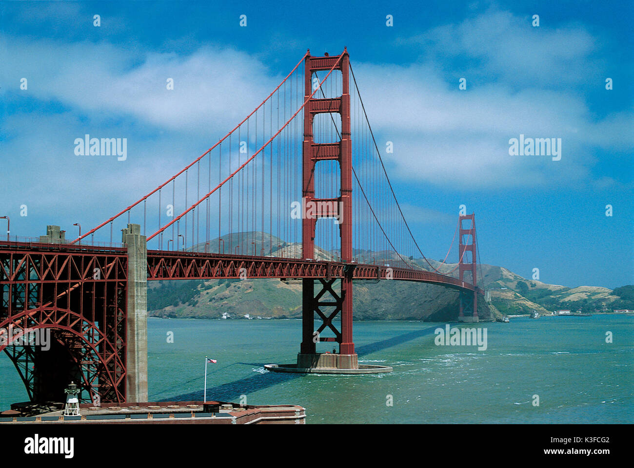 Golden Gate Bridge à San Francisco Banque D'Images