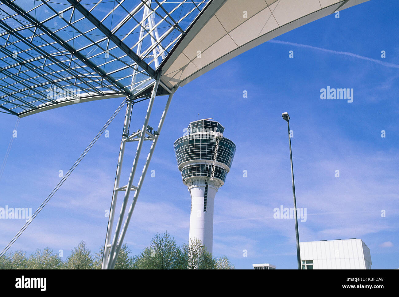 L'aéroport, Munich Banque D'Images