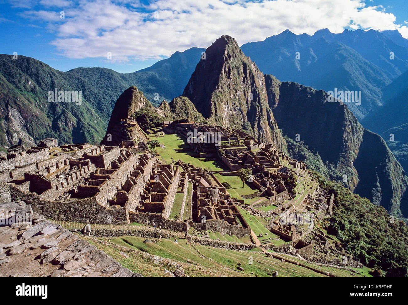 Machu Picchu, Pérou Banque D'Images