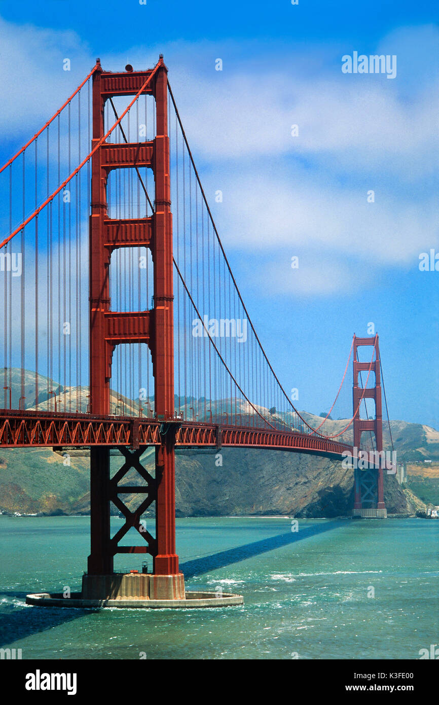 Golden Gate Bridge à San Francisco Banque D'Images