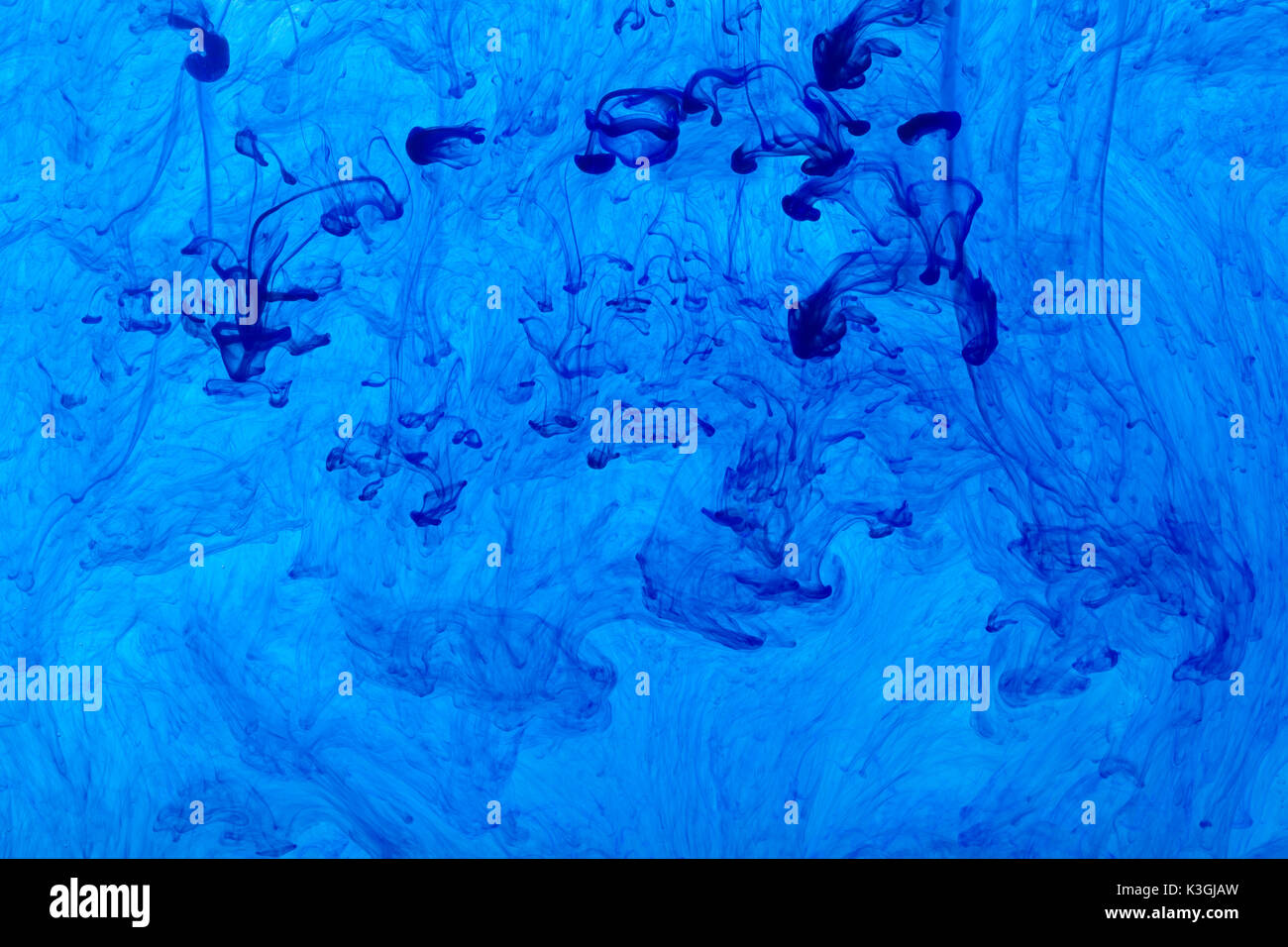 Abstract Blue Swirl teinte de fond Blob Banque D'Images