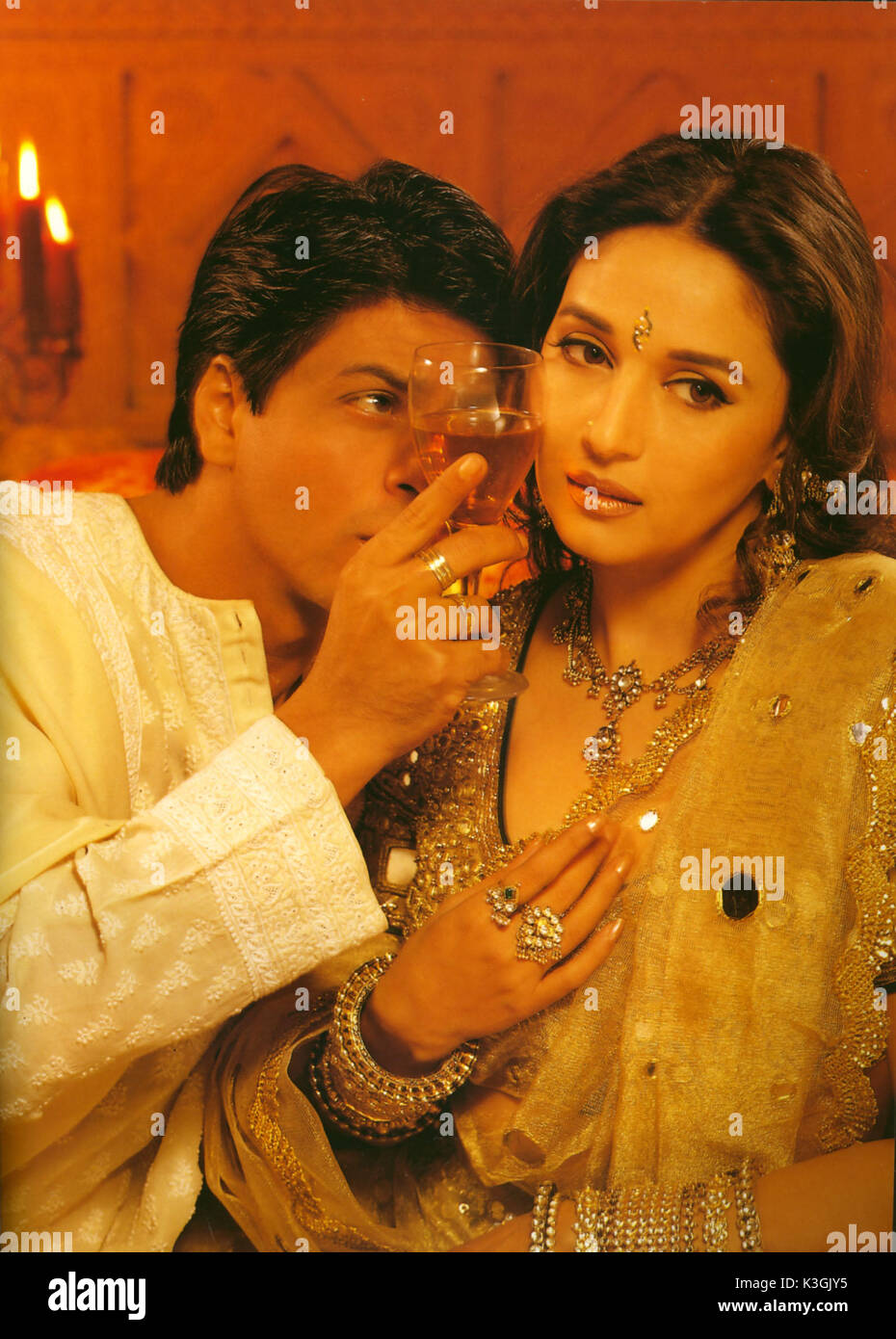 DEVDAS Devdas que Shahrukh Khan, MADHURI DIXIT comme Chandramuhki Date : 2002 Banque D'Images