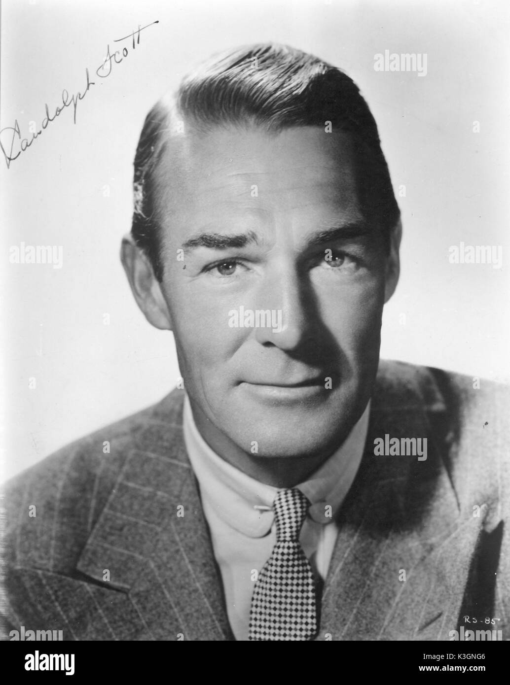RANDOLPH SCOTT acteur américain Banque D'Images