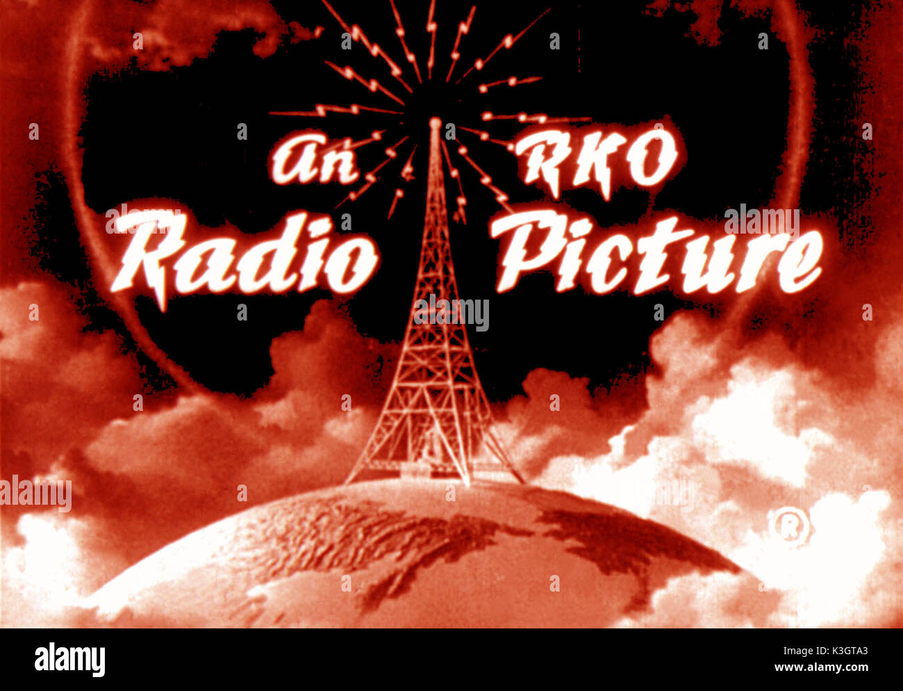 LOGO RKO Radio Pictures Banque D'Images