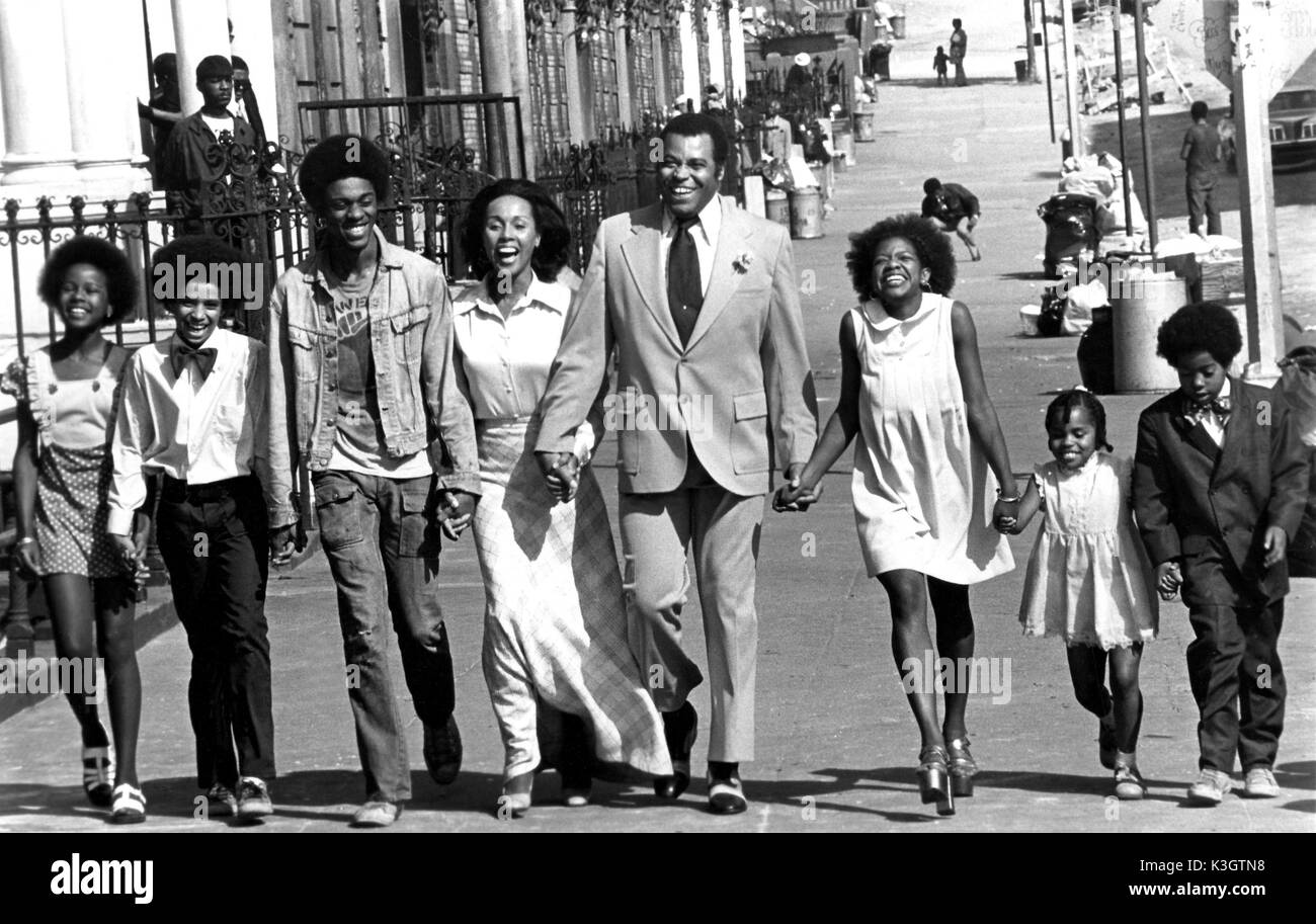 CLAUDINE YVETTE CURTIS, DAVID KRUGER, LAWRENCE HILTON-JACOBS, DIAHANN CARROLL, James Earl Jones, TAMU BLACKWELL, SOCORRO STEPHENS, ERIC JONES Banque D'Images
