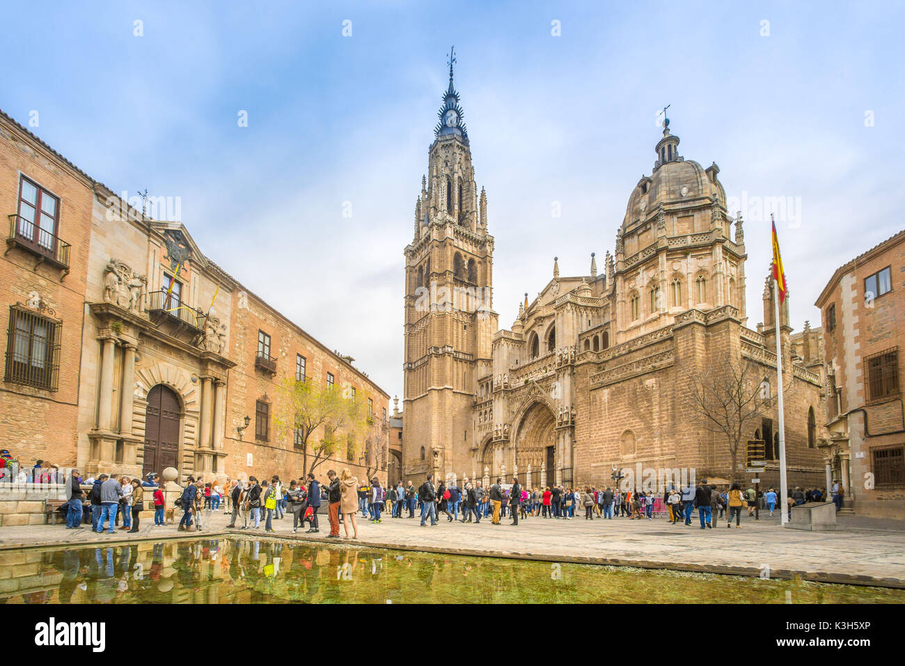 Espagne, Toledo, ville du patrimoine mondial de l'UNESCO, la cathédrale de Tolède Banque D'Images