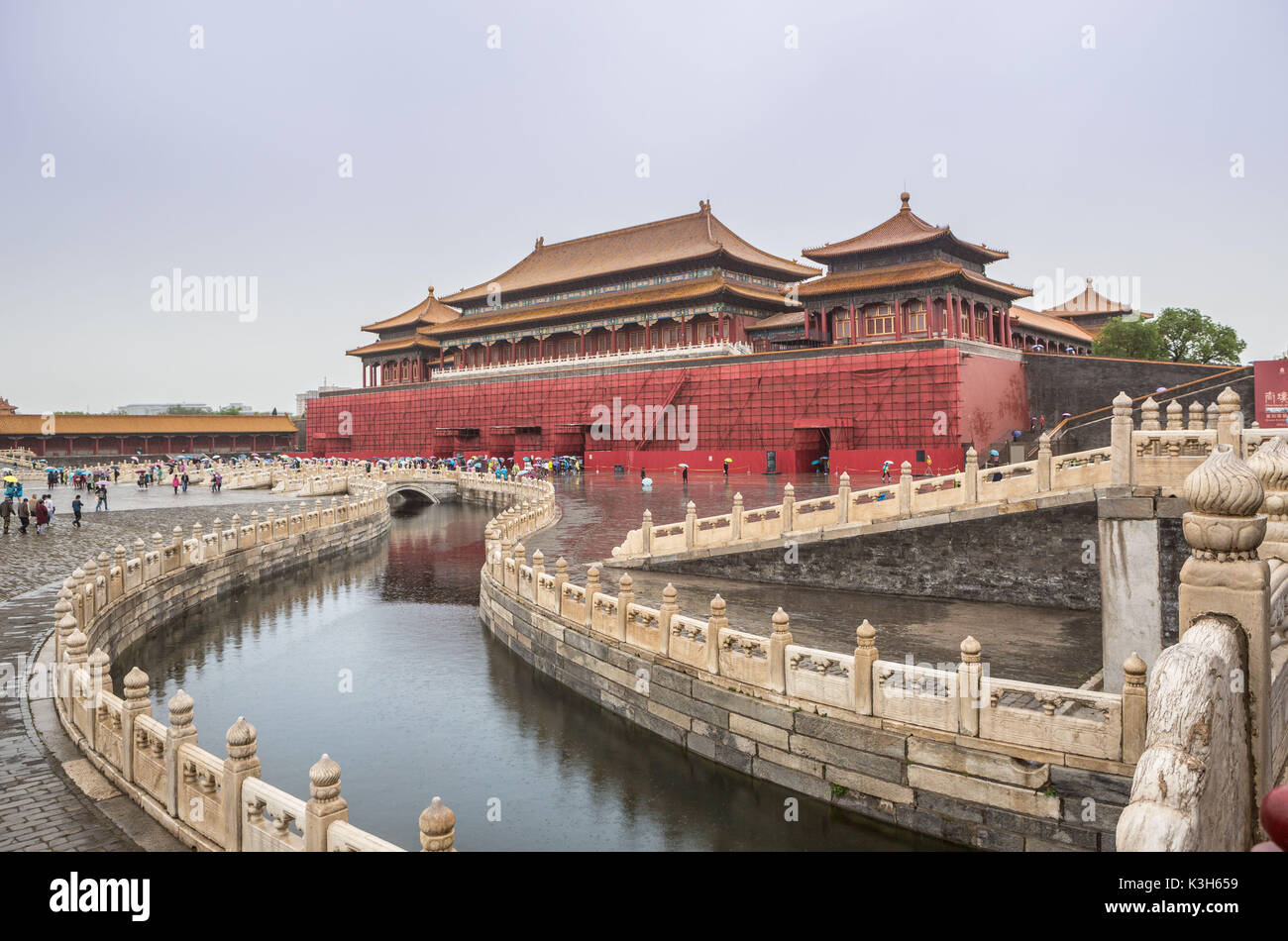 La Chine, la ville de Pékin, La Cité Interdite, (W.H.), Banque D'Images