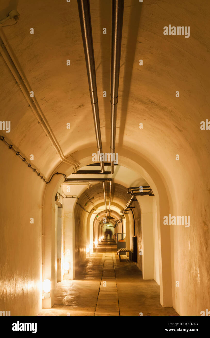 Royaume-uni, Iles Anglo-Normandes, Jersey, le Jersey War Tunnels Banque D'Images