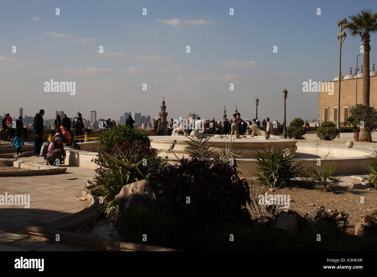 Le Château de Salah El Eden Banque D'Images