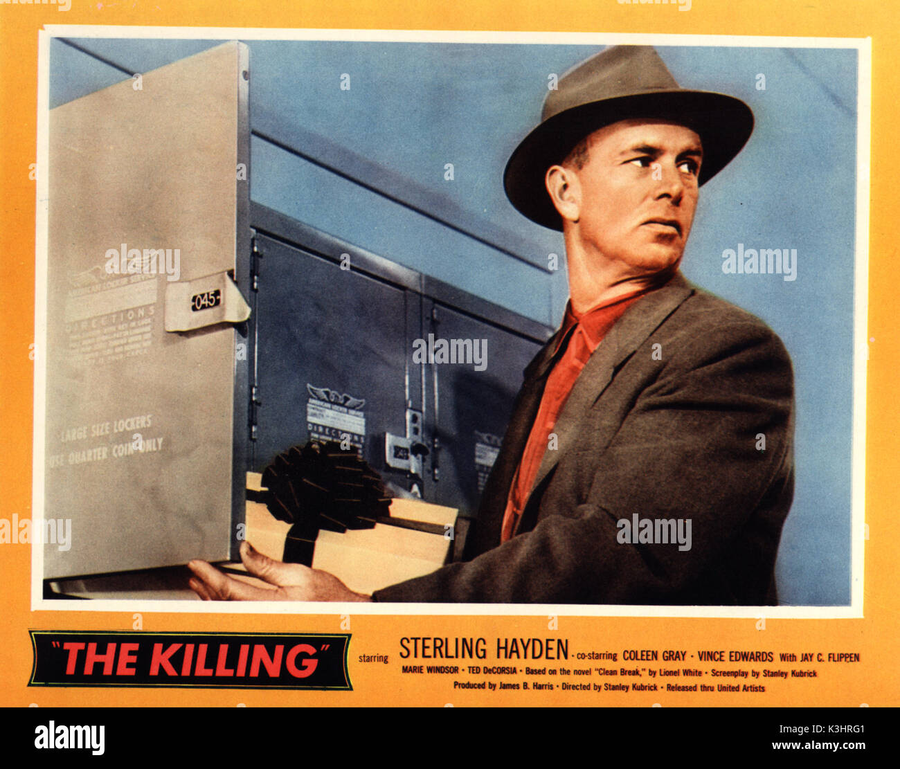 Le meurtre Sterling Hayden Date : 1956 Banque D'Images
