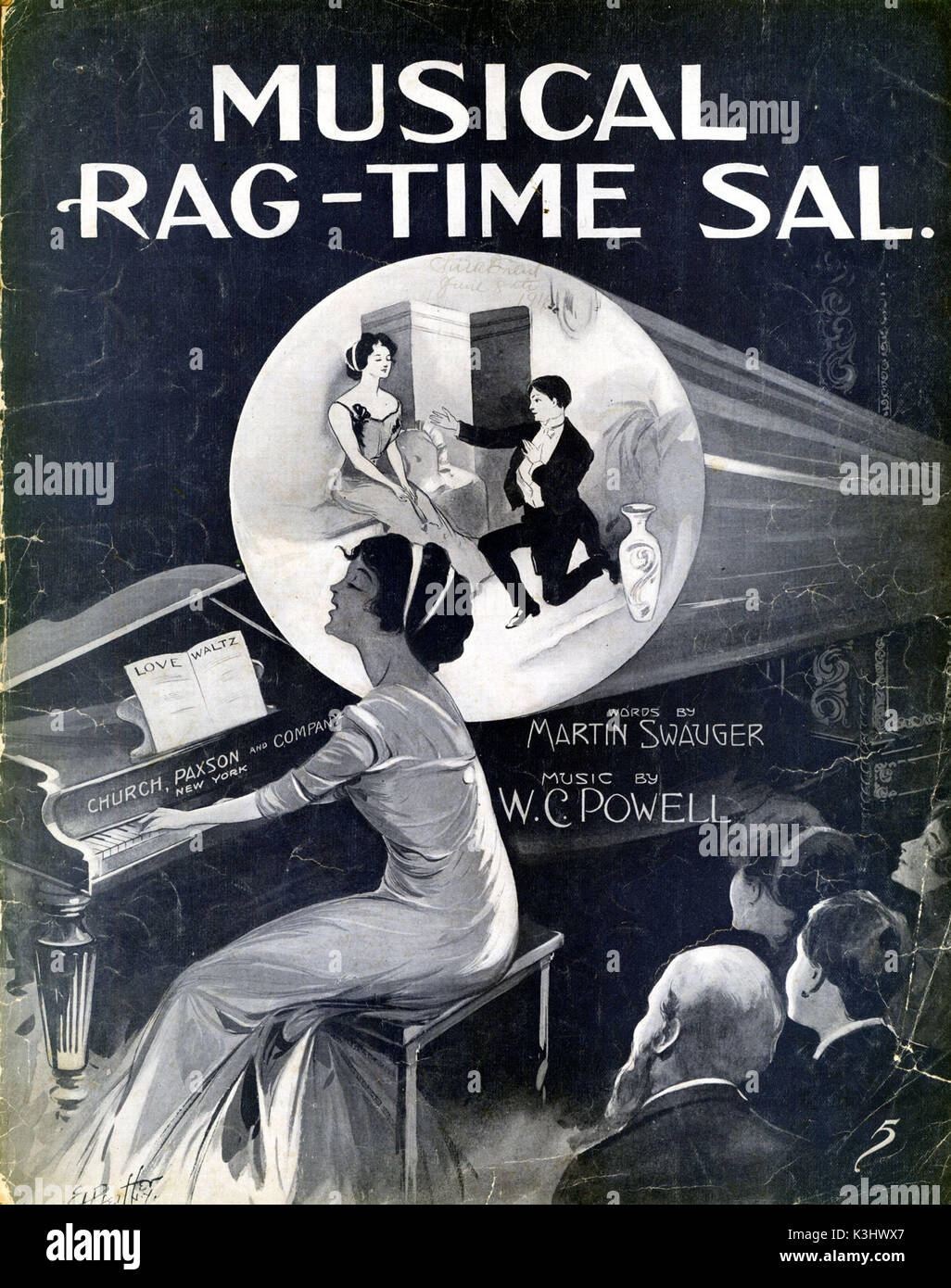 Encore de RAG-TIME SAL Banque D'Images