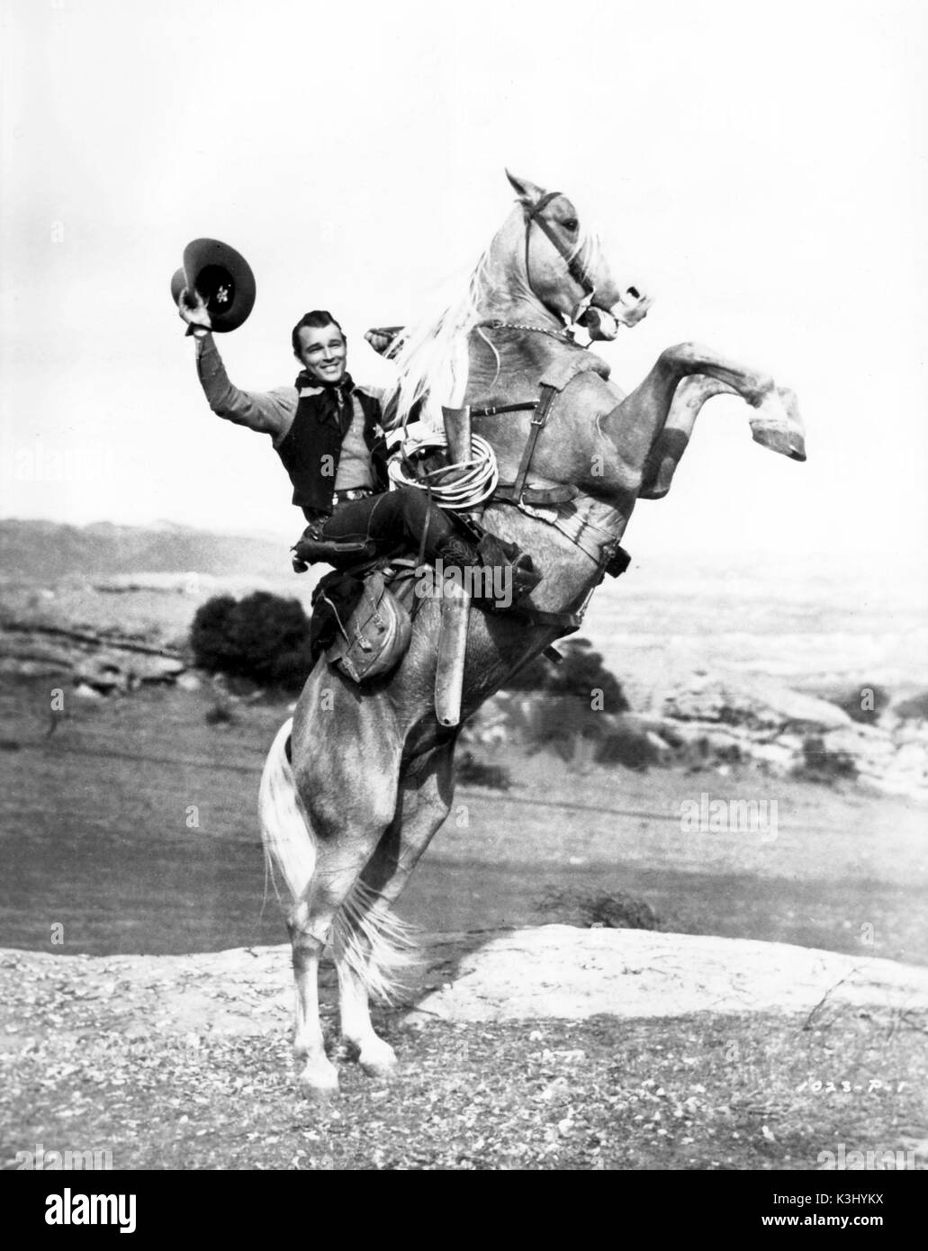 Roy rogers trigger Banque d'images noir et blanc - Alamy