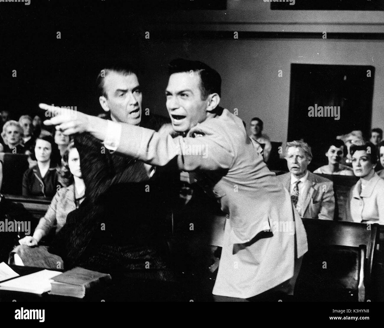 Anatomie d'un meurtre , JAMES STEWART, Ben Gazzara. Réalisé par Otto Preminger, 1959 Date : 1959 Banque D'Images