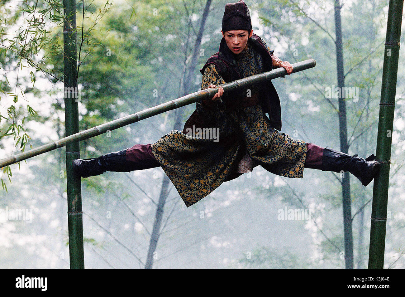 Réalisé par : Zhang Yimou HOUSE OF FLYING DAGGERS Zhang Ziyi Date : 2004 Banque D'Images
