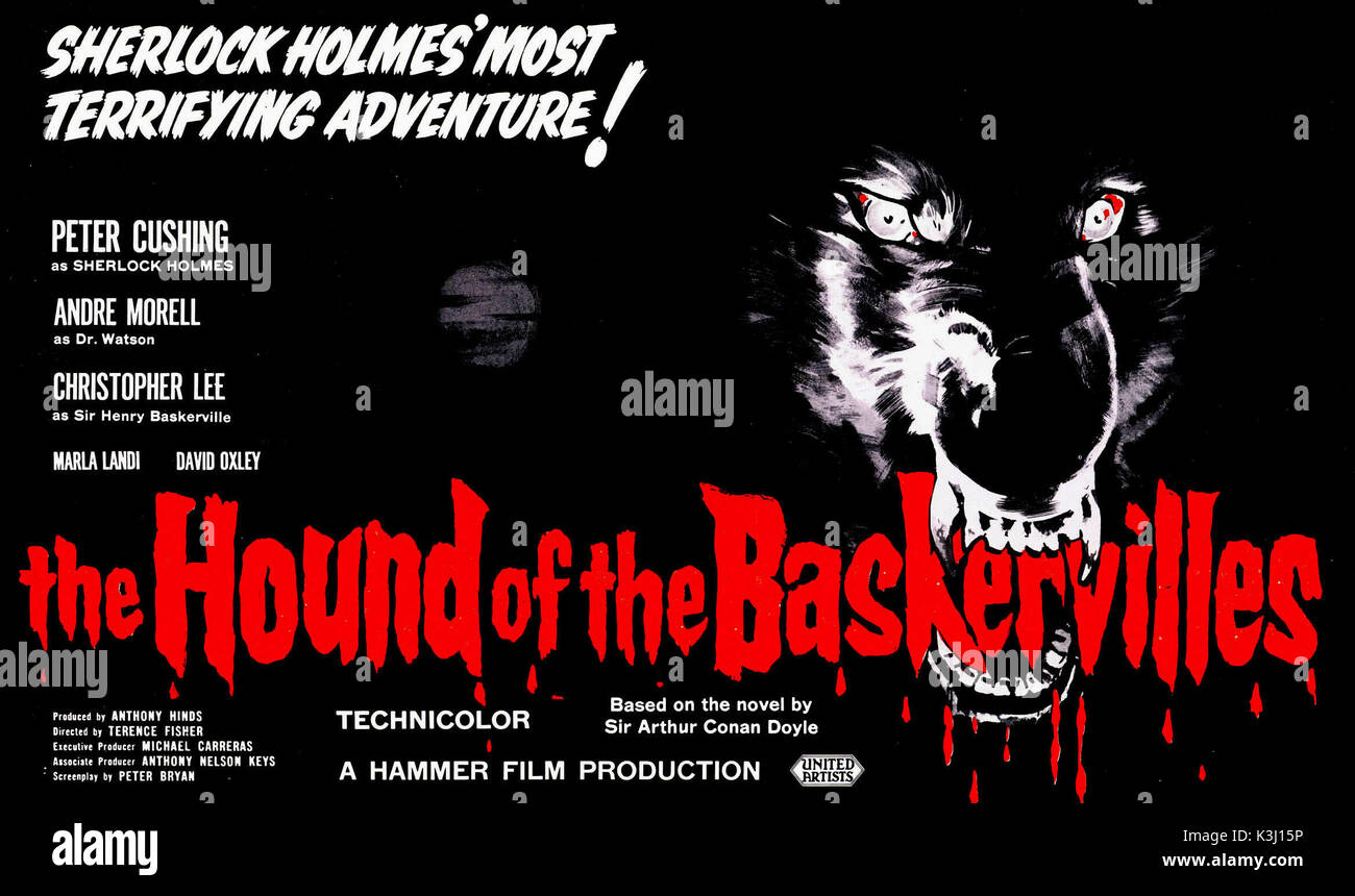 THE HOUND OF THE BASKERVILLES Date : 1959 Banque D'Images