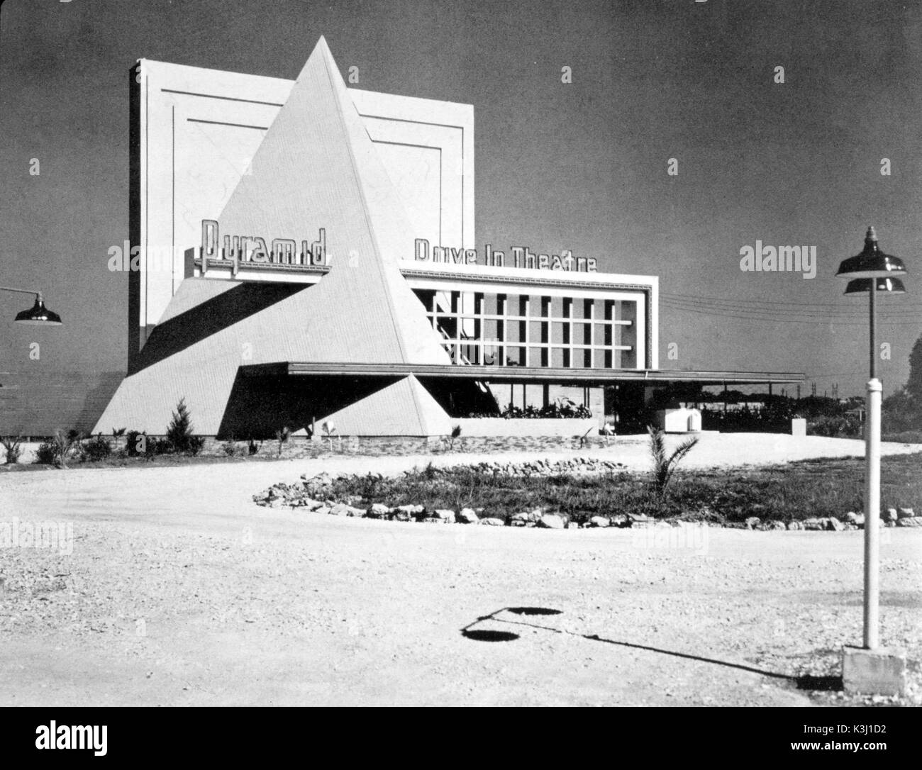 Entraînement EN CINÉMA BEAMONT PYRAMIDE, TEXAS Banque D'Images