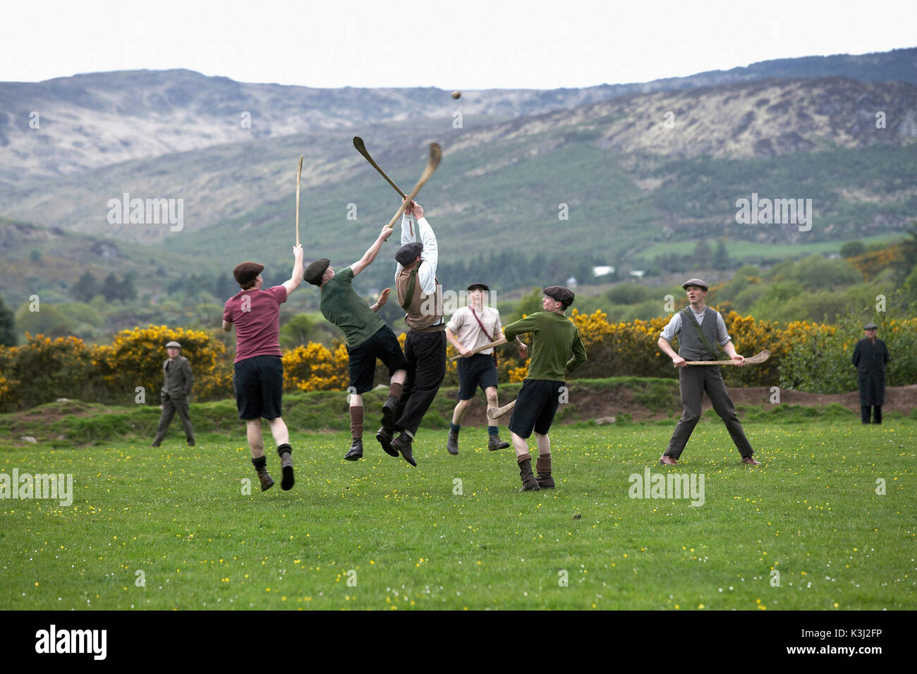 Le vent se lève toujours l'unité de prise pendant le tournage de Cork, Irlande Mai - juillet 2005 Date : 2006 Banque D'Images