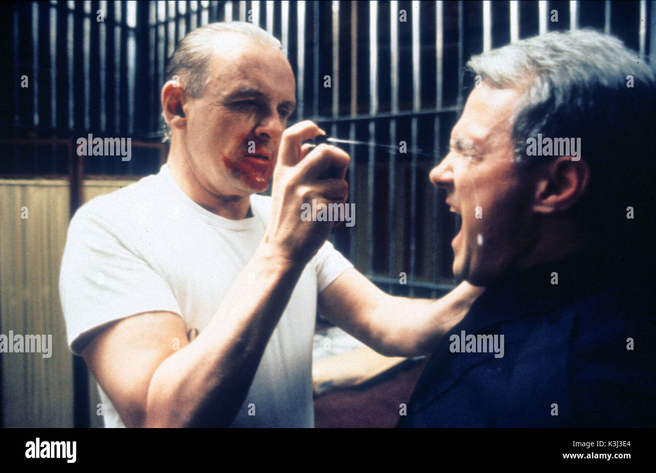 Le Silence des agneaux Anthony Hopkins comme Hannibal Lecter Date : 1991 Banque D'Images