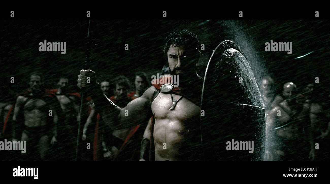 GERARD BUTLER 300 étoiles comme le roi Léonidas 300 Date : 2006 Banque D'Images