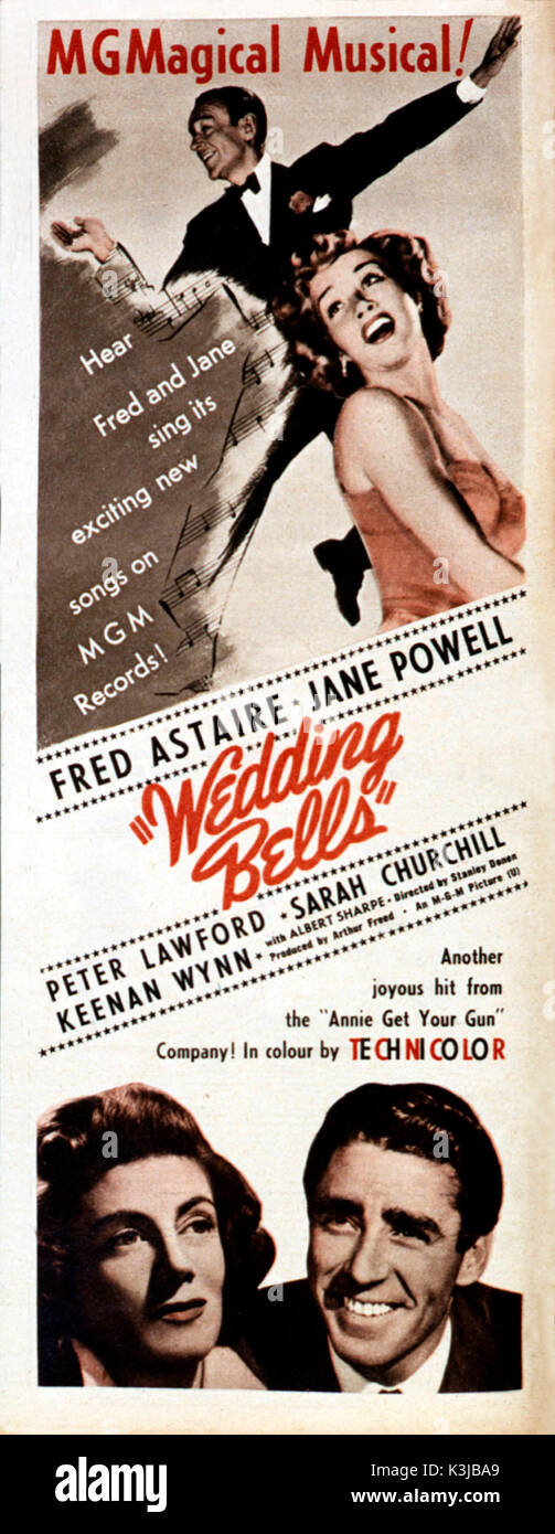 Mariage Royal aka Wedding Bells Date : 1951 Banque D'Images