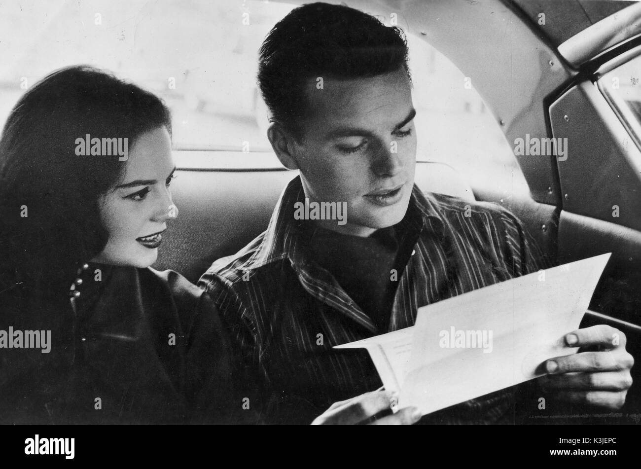 NATALIE WOOD ET ROBERT WAGNER Banque D'Images