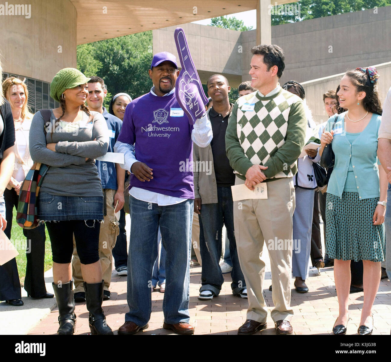 COLLEGE ROAD TRIP raven-Symone, Martin Lawrence, Donny Osmond, MOLLY EPHRAIM COLLEGE ROAD TRIP Banque D'Images