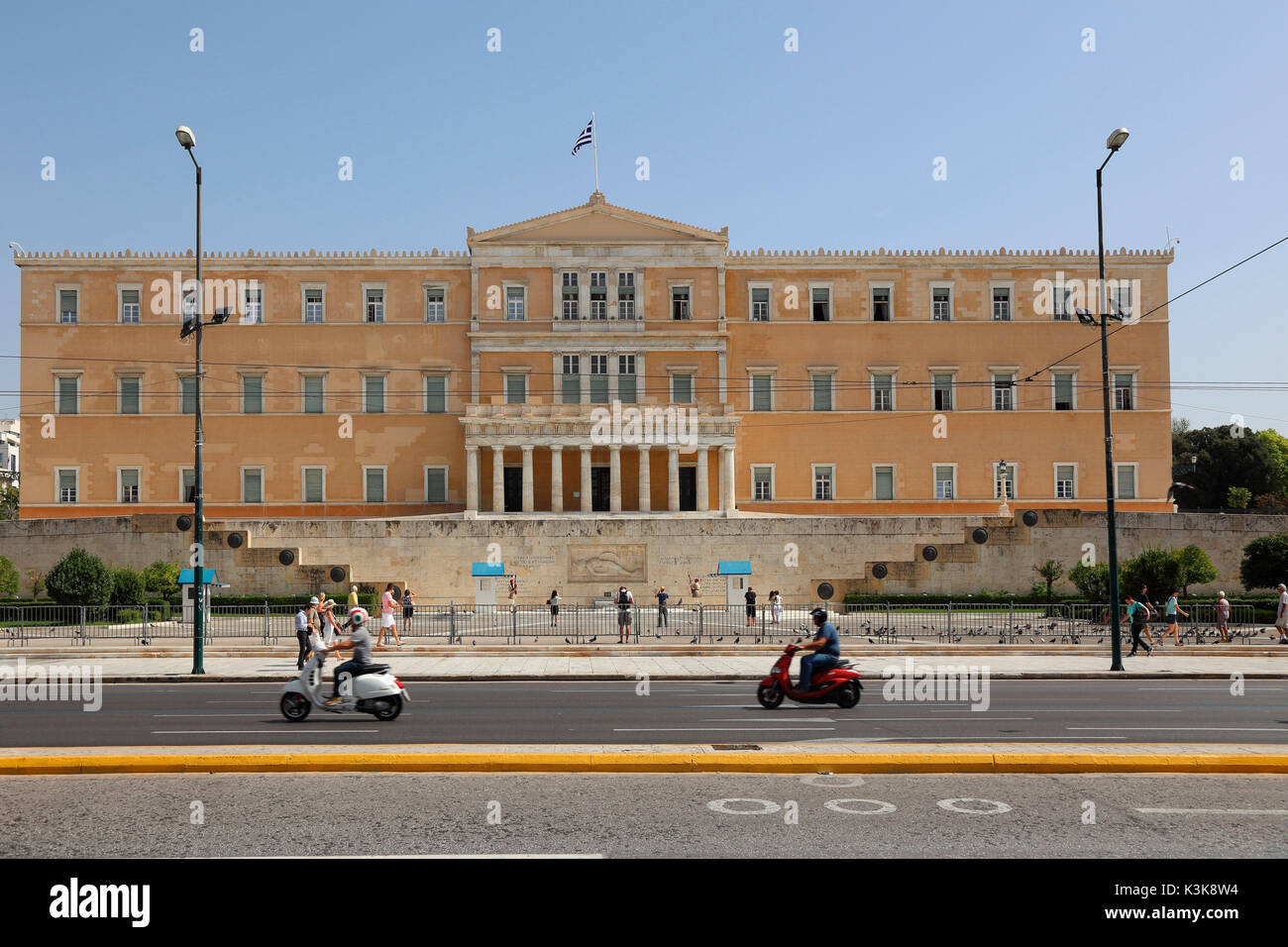 Le Parlement grec Grèce Athènes Banque D'Images