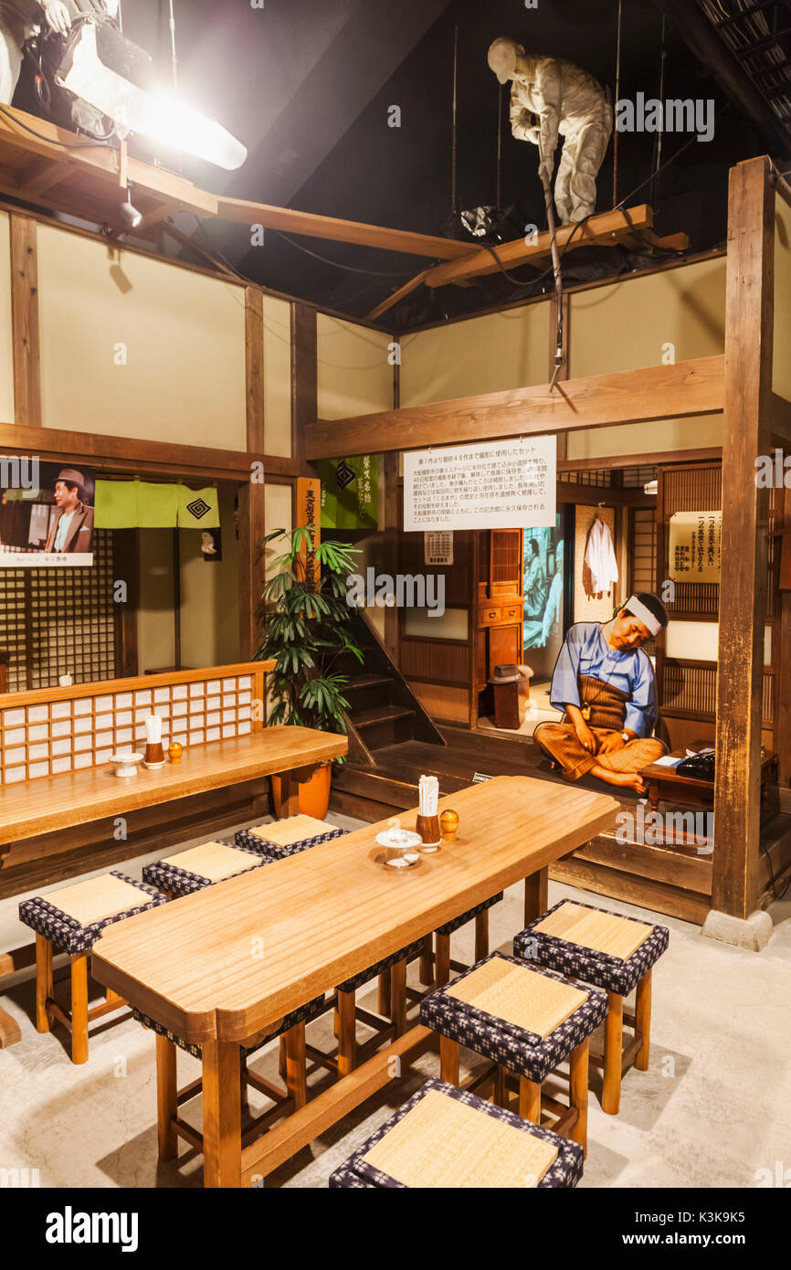Japon, Tokyo, Hoshu, Katsushika Shibamata Tora-San, musée, restaurant situé à partir de la série de film Tora-San Banque D'Images
