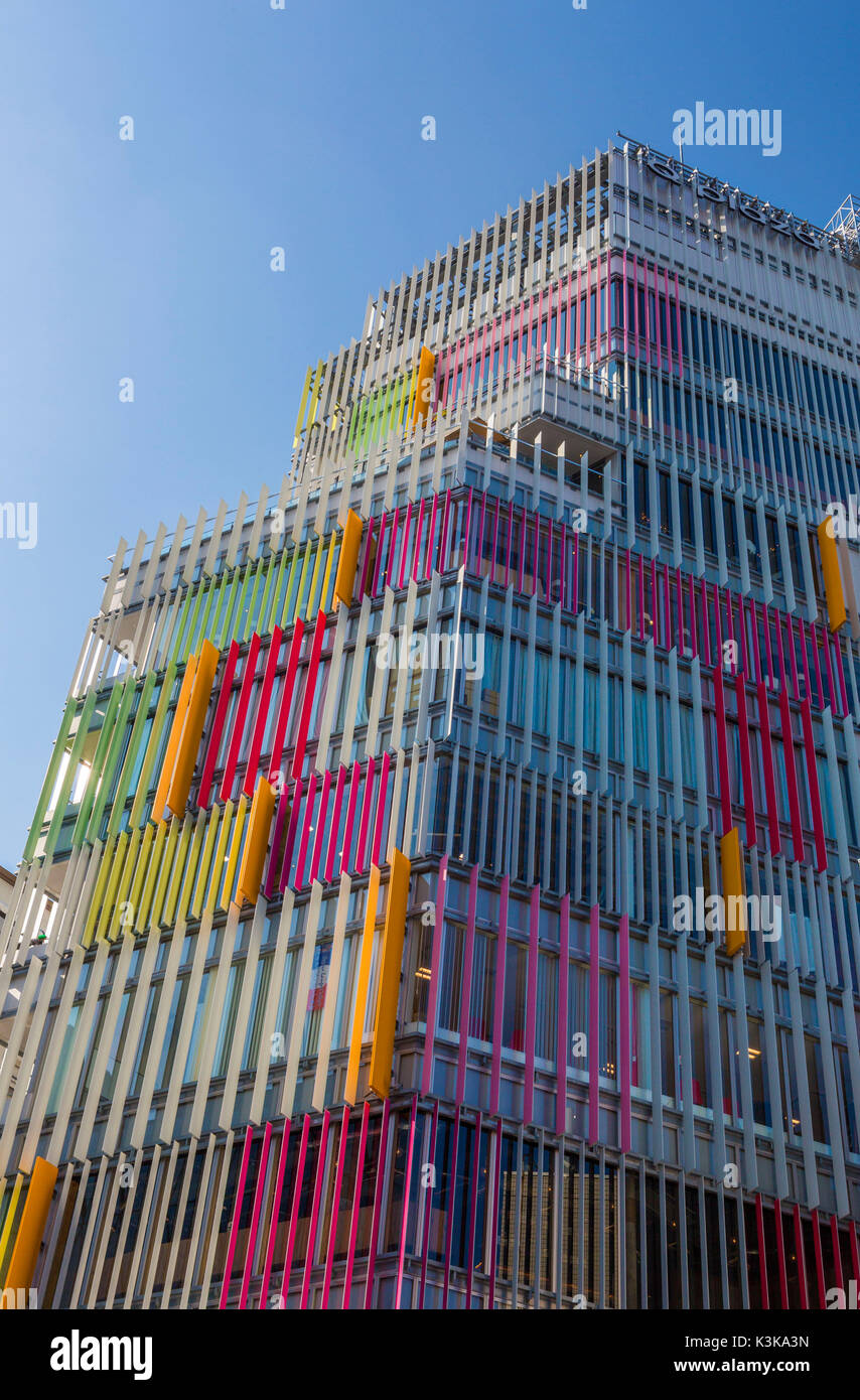 Le Japon, la ville de Tokyo, Harajuku Architecture Zone Banque D'Images