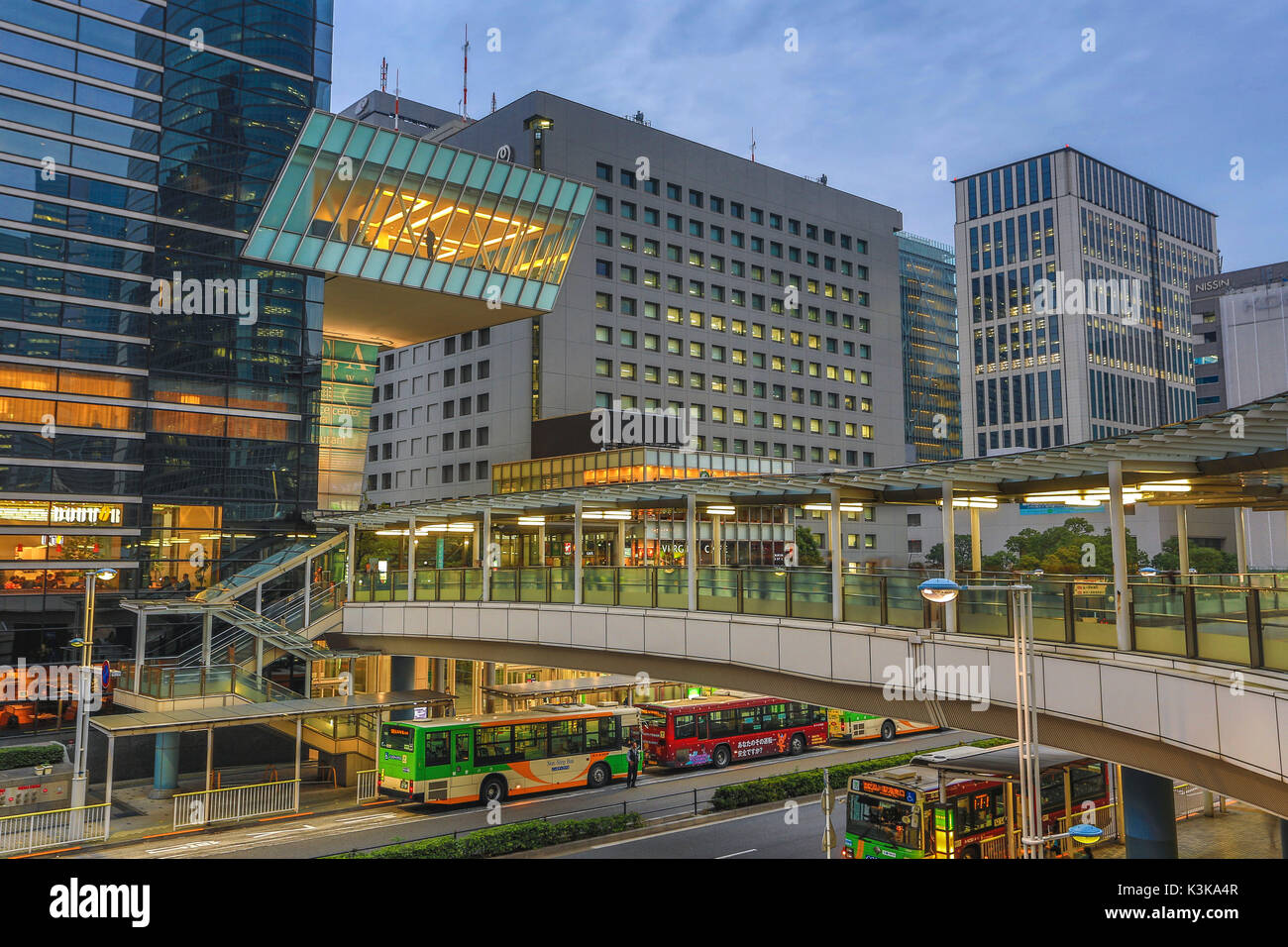 Le Japon, la ville de Tokyo, Shinagawa Station , est sortie. Banque D'Images