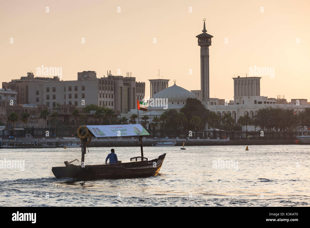 Émirats Arabes Unis, Dubai, Deira, Abra (bateau-taxi sur la Crique de Dubaï Banque D'Images