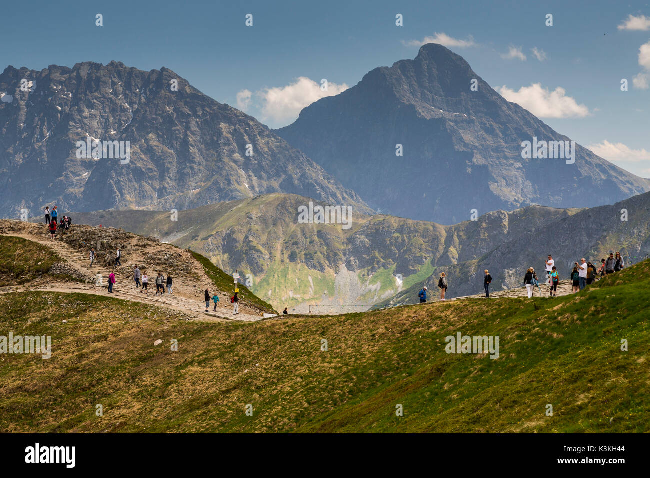 L'Europe, Pologne, voïvodie de Petite-Pologne, Kasprowy Wierch - Kasper / Pointe Tatras / Parc National des Tatras Banque D'Images