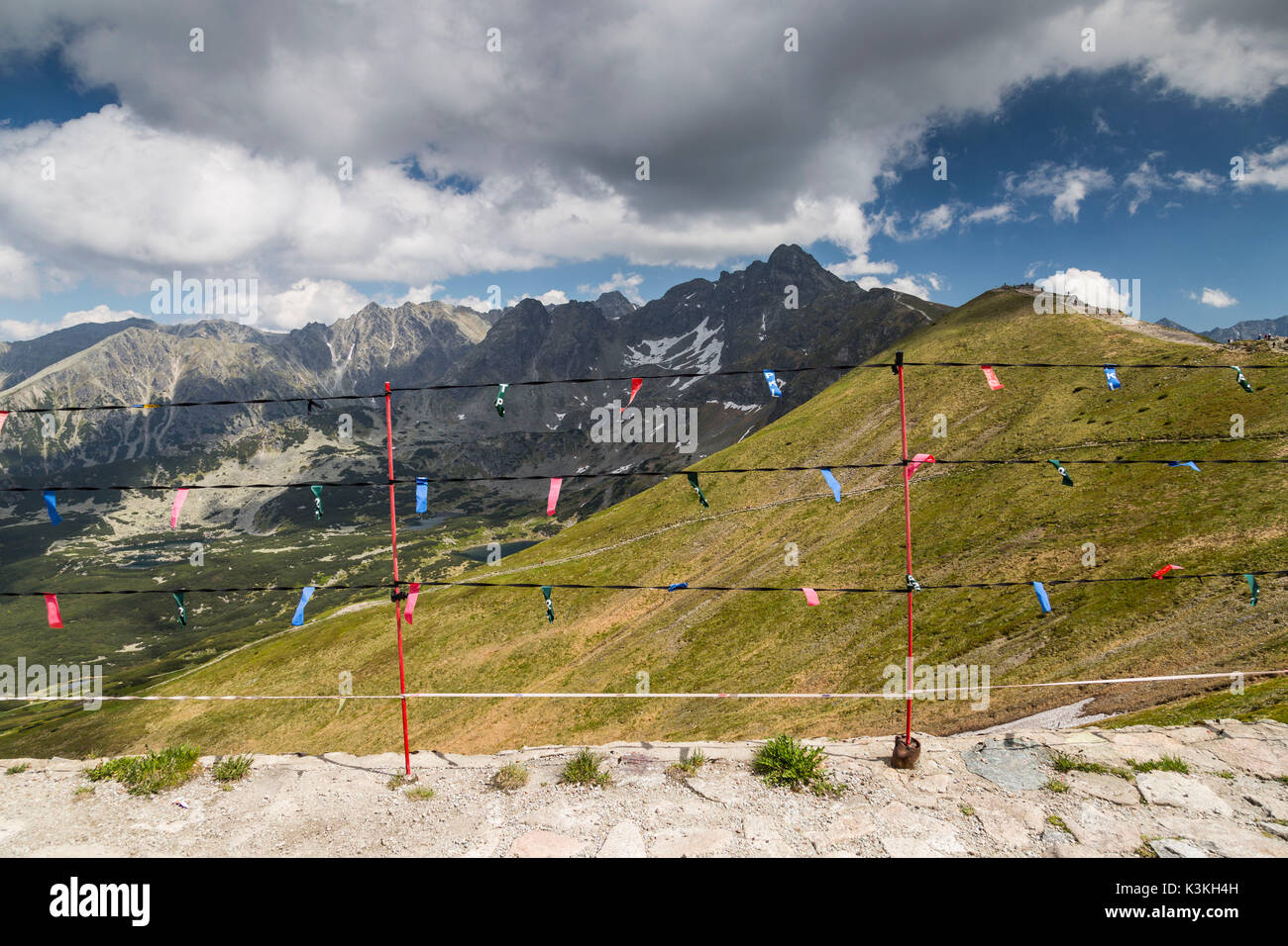 L'Europe, Pologne, voïvodie de Petite-Pologne, Kasprowy Wierch - Kasper / Pointe Tatras / Parc National des Tatras Banque D'Images