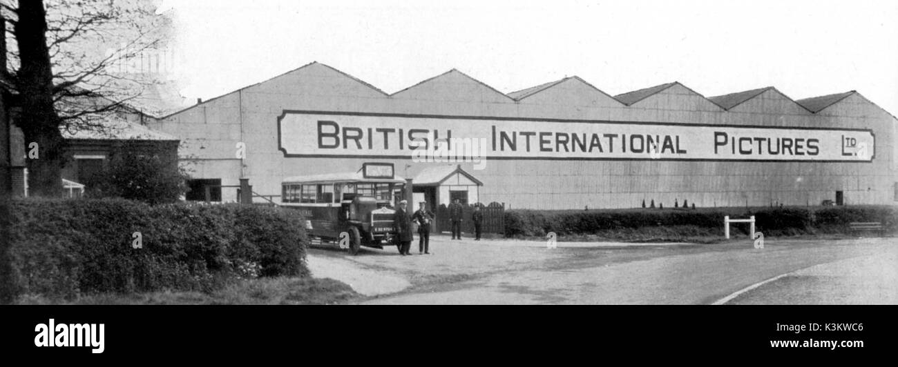 BRITISH INTERNATIONAL PICTURES à Elstree photo fin des années 20 Banque D'Images