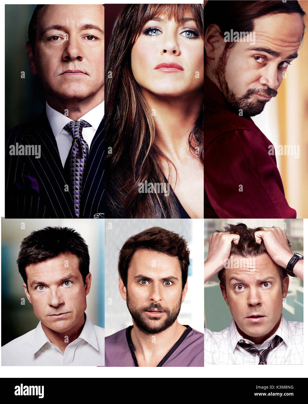Patrons HORRIBLE Kevin Spacey, Jennifer Aniston, Colin Farrell, Jason Bateman, CHARLIE DAY, Jason Sudeikis Date : 2011 Banque D'Images