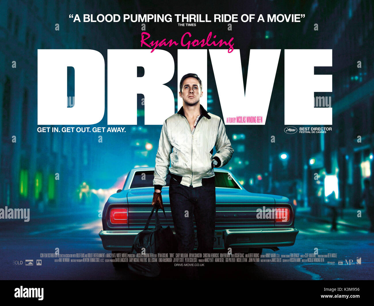 RYAN GOSLING DRIVE Date : 2011 Banque D'Images