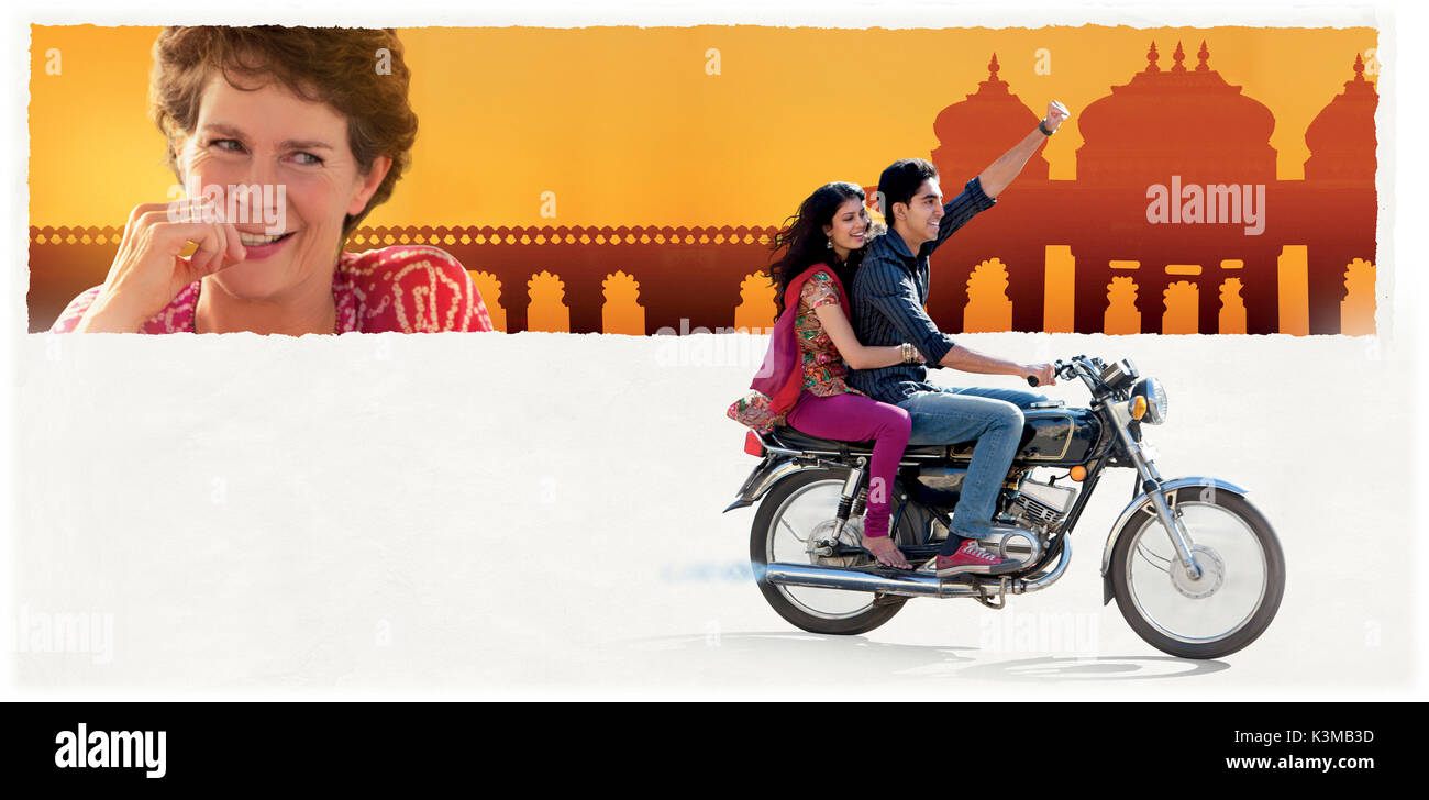 Le MEILLEUR HÔTEL MARIGOLD EXOTIQUES [BR / NOUS / UAE 2011] CELIA IMRIE, TENA DESAE, DEV PATEL Date : 2011 Banque D'Images