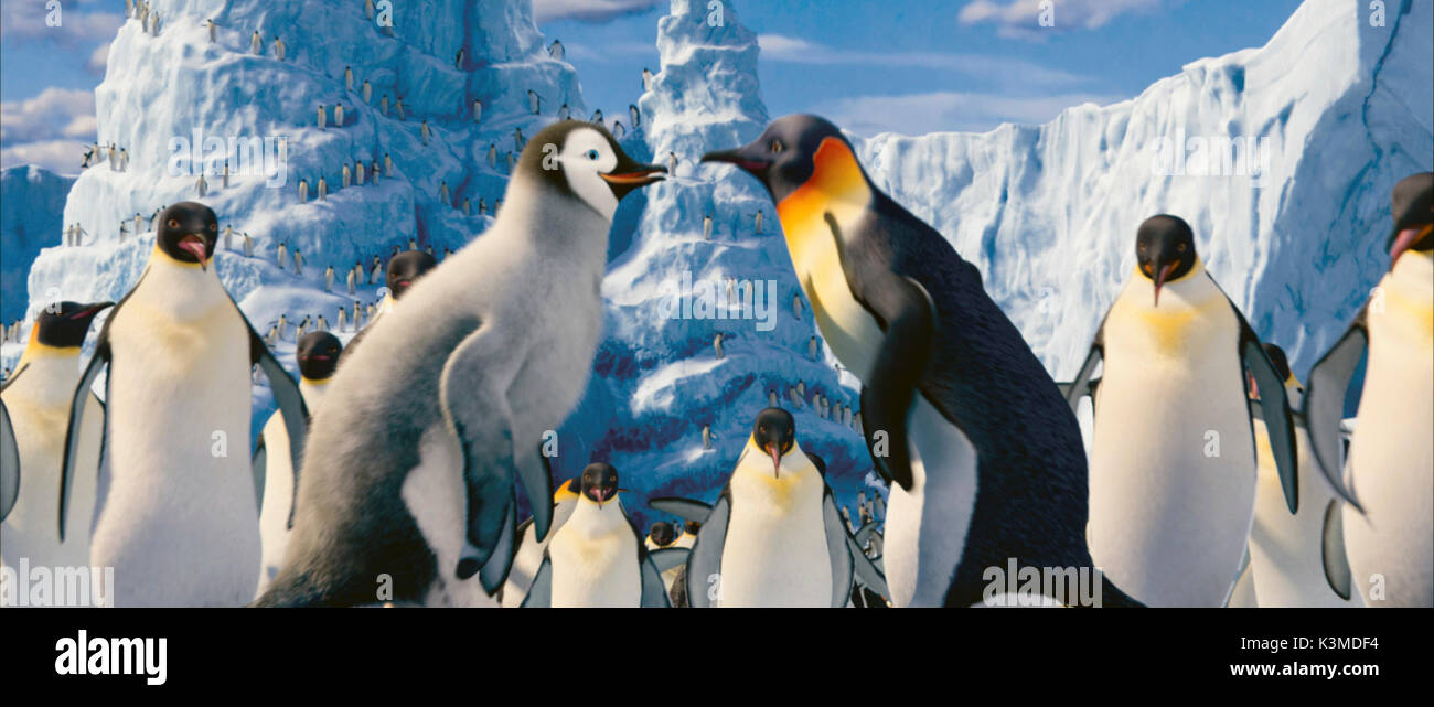 HAPPY FEET [2011] Deux aus voix de Elijah Wood, voix Mumble ROSE Gloria Date : 2011 Banque D'Images