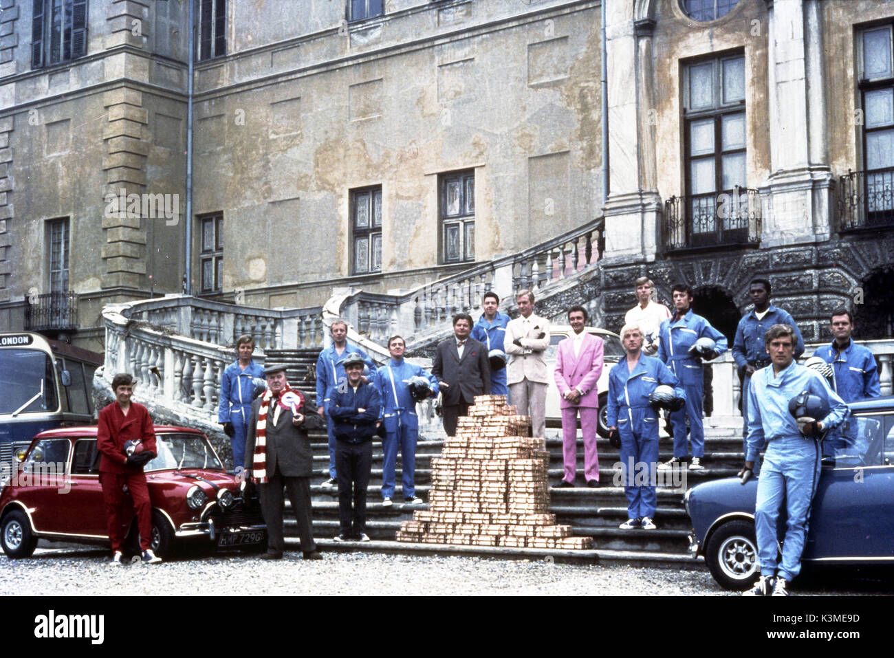 L'ITALIENNE [BR 1969] Michael Caine et cast Date : 1969 Banque D'Images