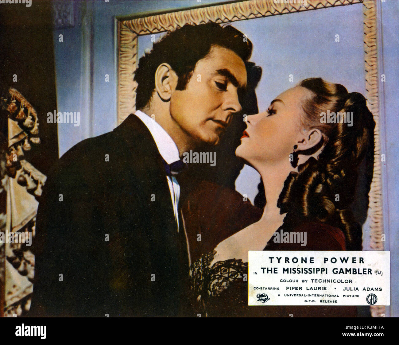 MISSISSIPPI GAMBLER [US] 1953 TYRONE POWER, Piper Laurie Date : 1953 Banque D'Images