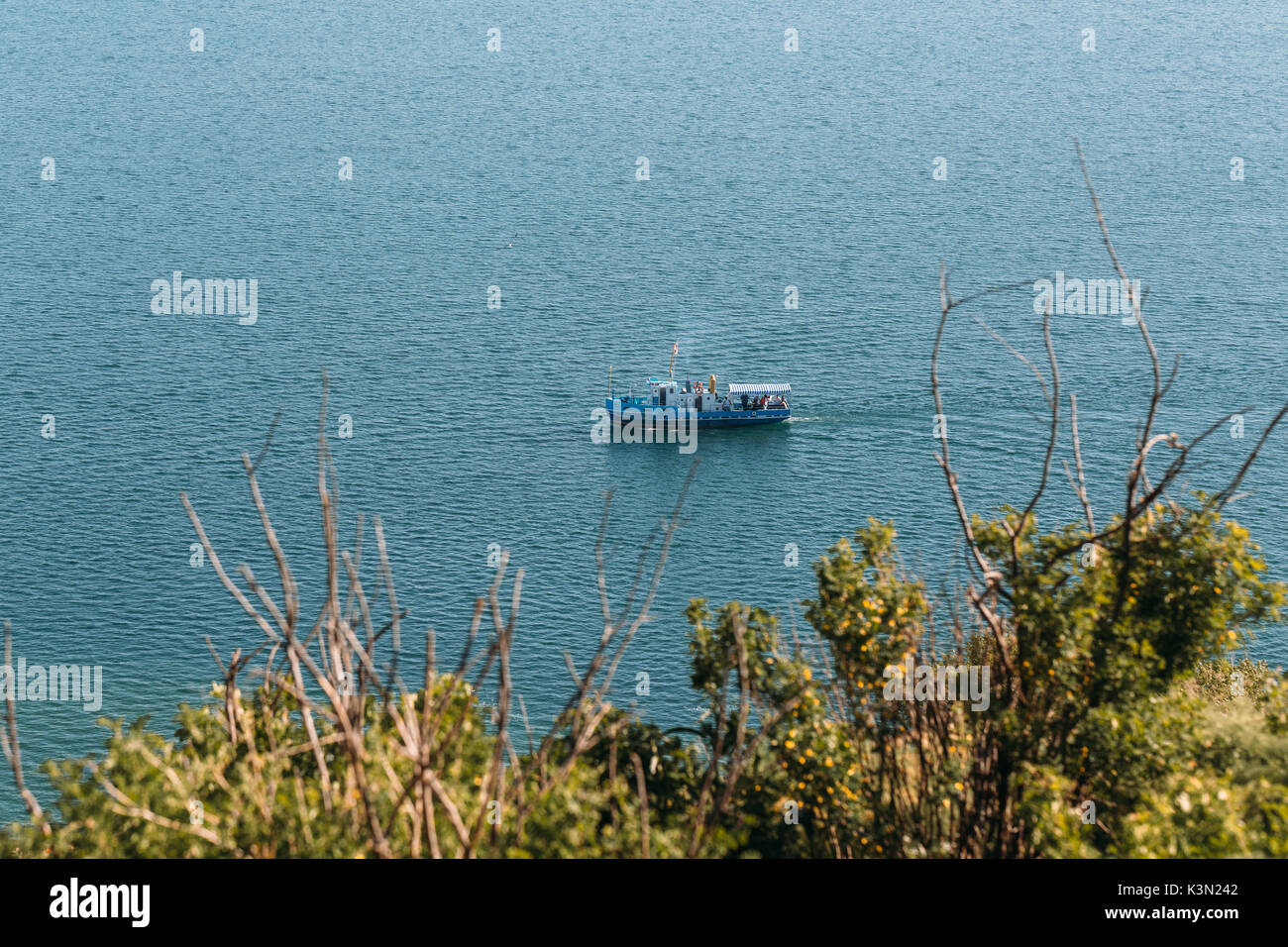 Le lac Sevan, en Arménie Banque D'Images